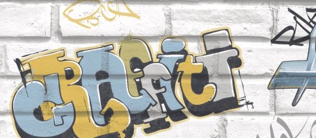 Carta da parati street art graffiti